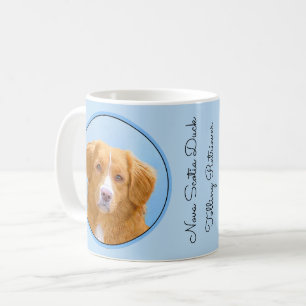 Nova Scotia Duck Tolling Retriever Dog Painting Coffee Mug