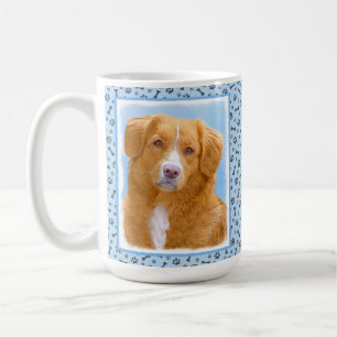 Nova Scotia Duck Tolling Retriever Dog Painting Coffee Mug