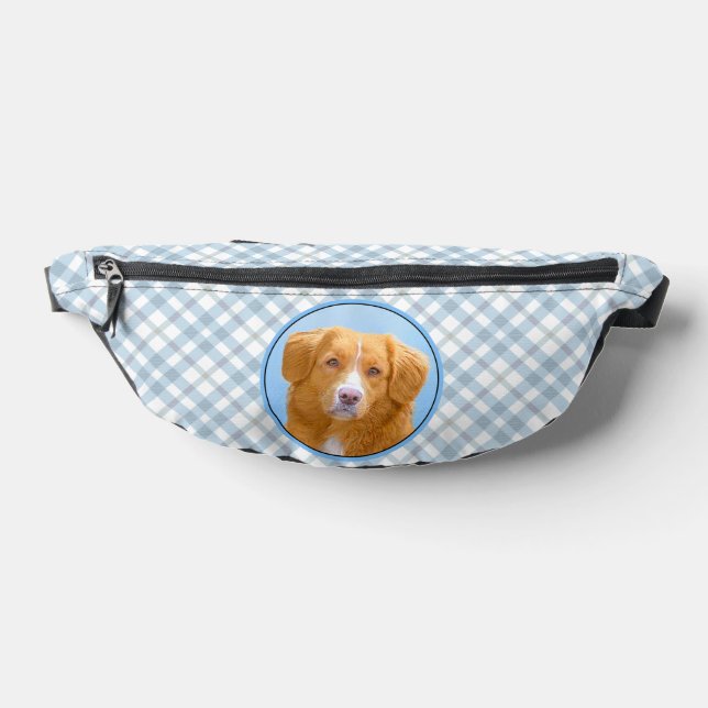 Nova Scotia Duck Tolling Retriever Dog Painting Fanny Pack (Lay Down)