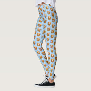 Nova Scotia Duck Tolling Retriever Dog Painting Leggings