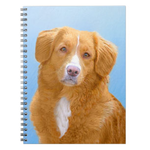 Nova Scotia Duck Tolling Retriever Dog Painting Notebook