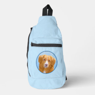 Nova Scotia Duck Tolling Retriever Dog Painting Sling Bag
