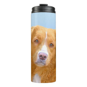 Nova Scotia Duck Tolling Retriever Dog Painting Thermal Tumbler