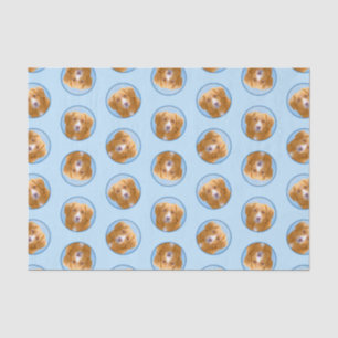 Nova Scotia Duck Tolling Retriever Dog Painting Tissue Paper
