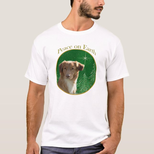 Nova Scotia Duck Tolling Retriever Peace T-Shirt (Front)