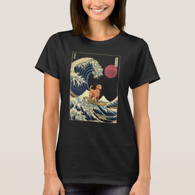 Nova Scotia Duck Tolling Retriever Toller Japanese T-Shirt (Front)