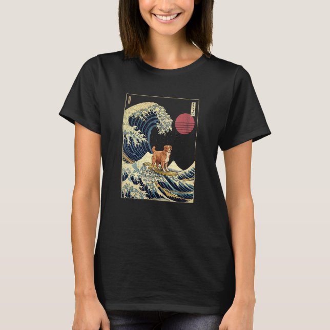 Nova Scotia Duck Tolling Retriever Toller Japanese T-Shirt (Front)