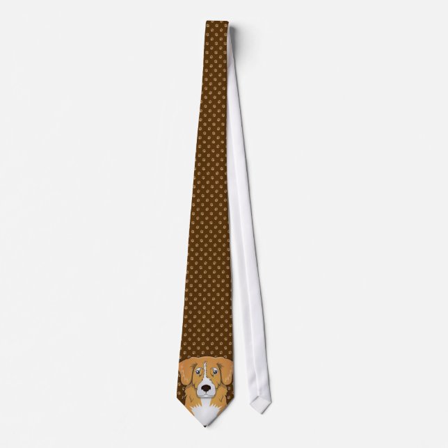 Nova Scotia Duck Tolling Retriever (Toller) Tie (Front)
