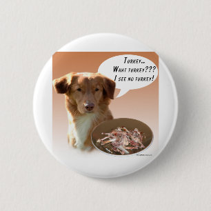 Nova Scotia Duck Tolling Retriever Turkey 2 Inch Round Button