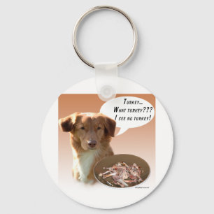 Nova Scotia Duck Tolling Retriever Turkey Keychain