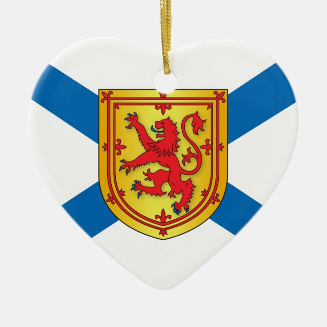 Nova Scotia flag Ceramic Ornament (Front)