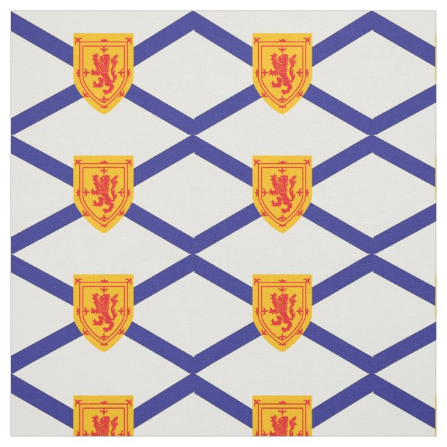 NOVA SCOTIA Flag Fabric (Swatch)