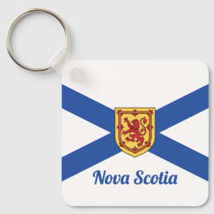 Nova Scotia Flag for Bluenosers Keychain