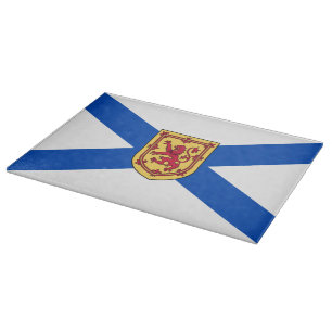 Nova Scotia flag halifax canada cutting board