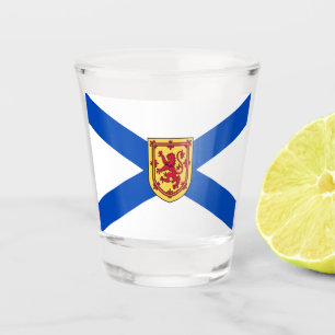 Nova Scotia flag halifax canada shot glass