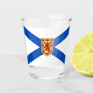 Nova Scotia flag halifax canada shot glass