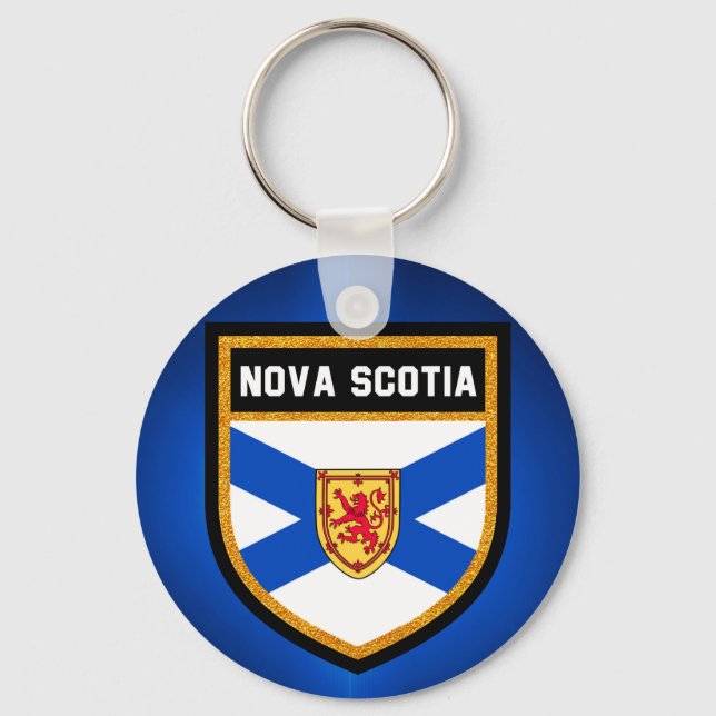 Nova Scotia Flag Keychain (Front)