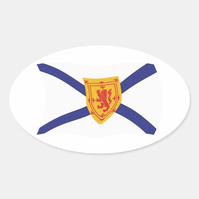 Nova Scotia Flag Sticker (Front)