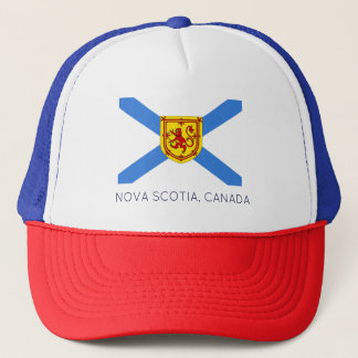 Nova Scotia flag trucker hat
