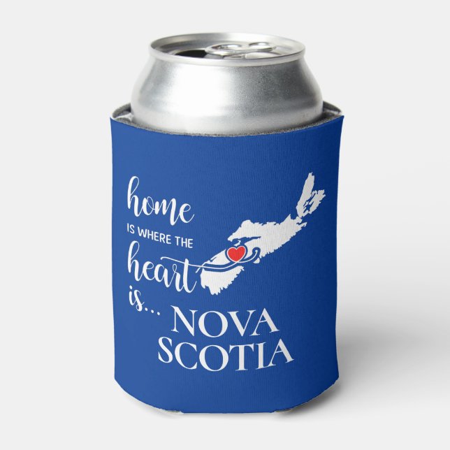 Nova Scotia home is where the heart is... Can Cooler (Can Front)