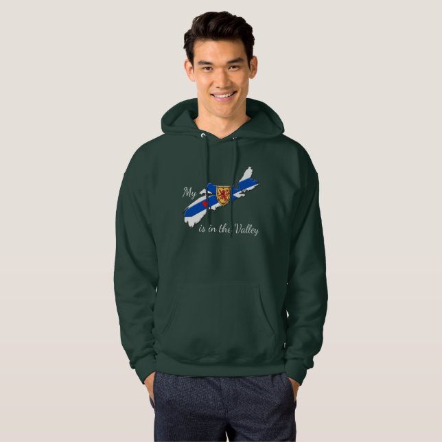  Nova Scotia hoodie My Heart is in the valley (Front Full)