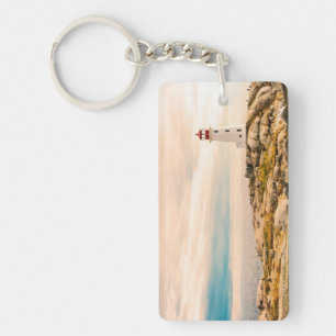 Nova Scotia lighthouse stylized Keychain