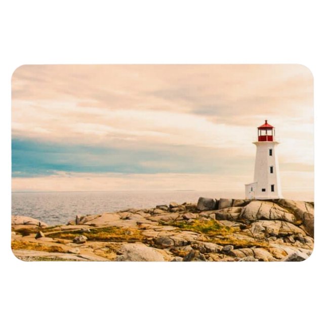 Nova Scotia lighthouse stylized Magnet (Horizontal)