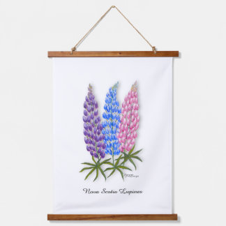 Nova Scotia Lupines Hanging Tapestry