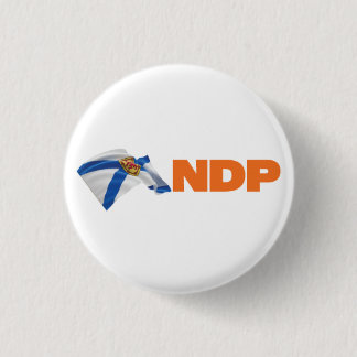 Nova Scotia NDP Logo 1 Inch Round Button