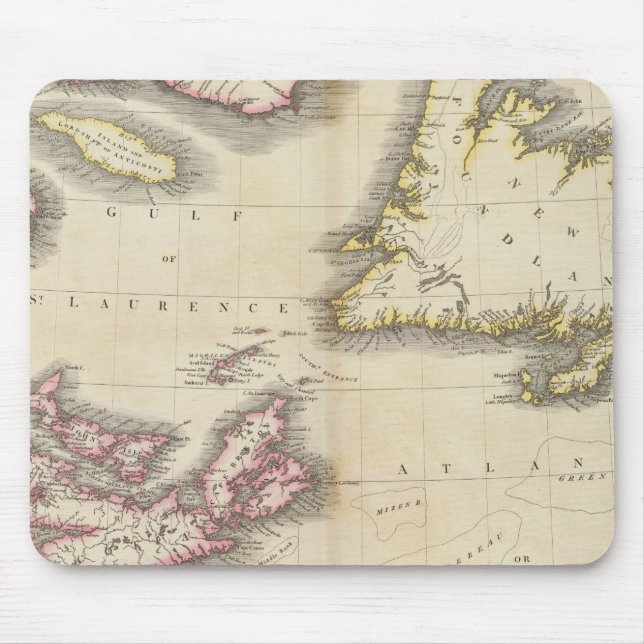 Nova Scotia, Newfoundland Mouse Pad (Front)