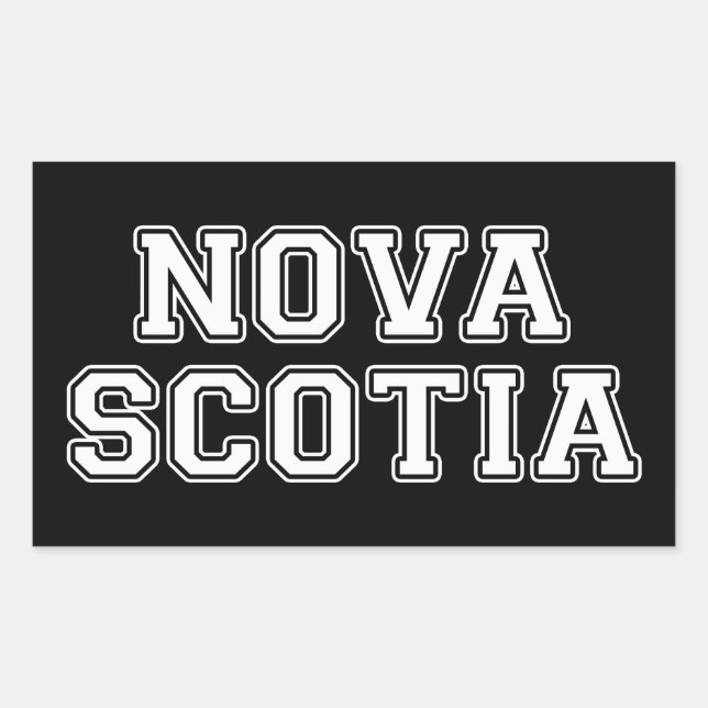 Nova Scotia Sticker (Front)