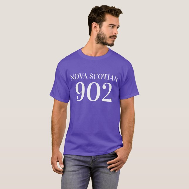 Nova Scotia T-Shirt Nova Scotian 902 halifax (Front Full)