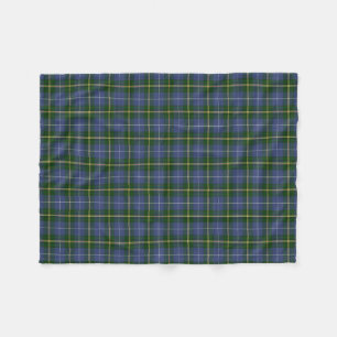 Nova Scotia tartan cottage fleece throw Blanket