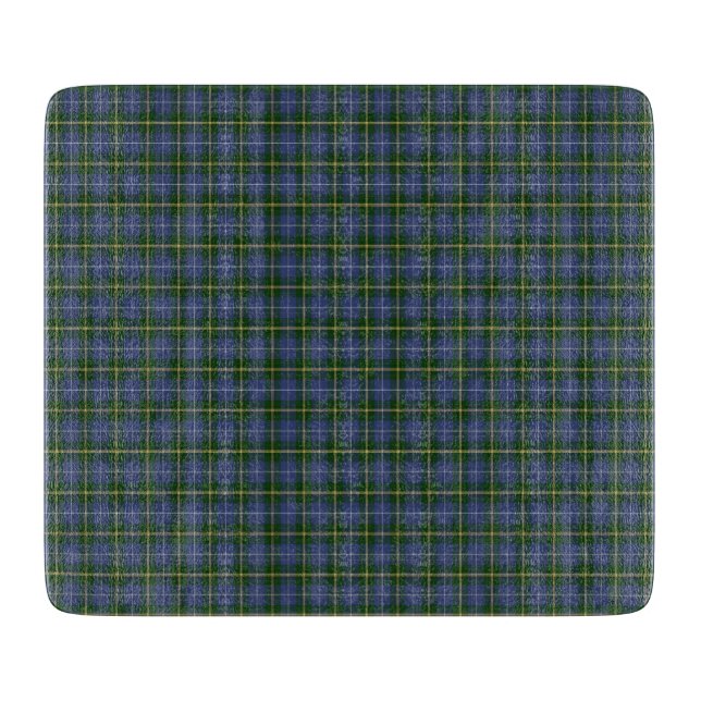 Nova Scotia tartan cutting board glass (Front)