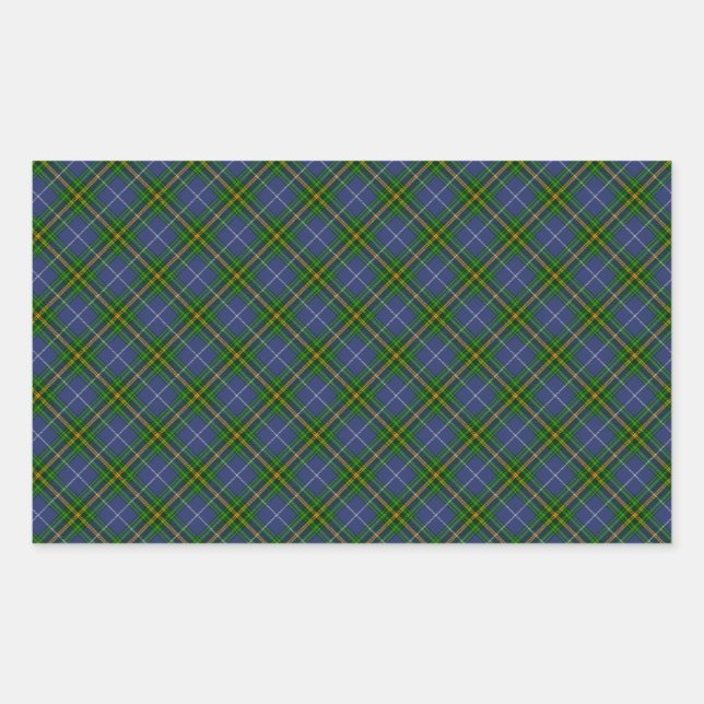 Nova Scotia Tartan Designed Print (Canada) Sticker (Front)