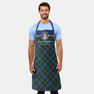 Nova Scotia Tartan Plaid Cupcake Bakery Large V3 Apron