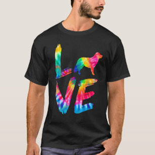 Nova Scotia Toller Tie Dye Love Dog Mom Dad T-Shirt