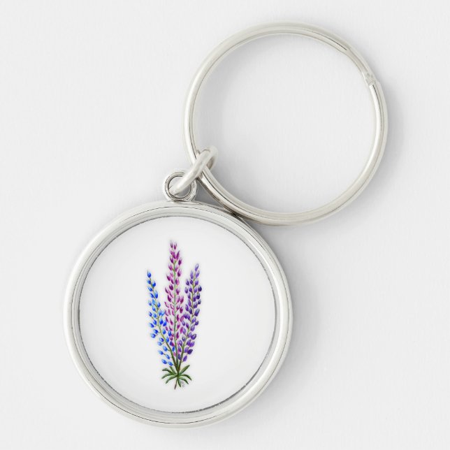 Nova Sotia Lupines Keychain (Front)