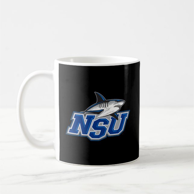 Nova Southeastern Sharks Icon Coffee Mug (Left)