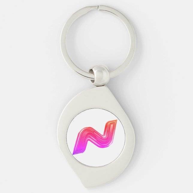 Nova special pink logo keychain  (Front)