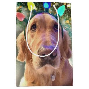 Nova the Golden Retriever - Sac cadeau de Noël