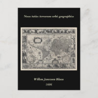 Nova totius terrarum, 1606 Antique World Map