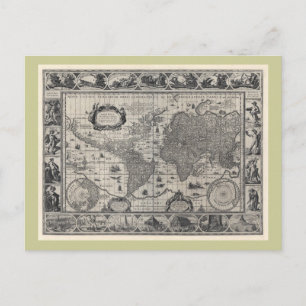 Nova totius terrarum, 1606 Carte du monde antique