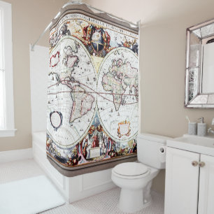 Nova Totius Terrarum Orbis by Henricus Hondius II