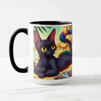 #NovaCatAdventures Ejyptian Classic Mug, 11 oz Mug