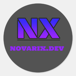 Novarix sticker black