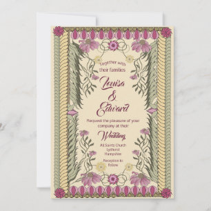 Noveau frame - Wedding Invitation