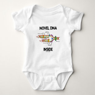 Novel DNA Inside (Molecular Biology Humour) Baby Bodysuit