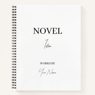 Novel Idea Personalized Notebook