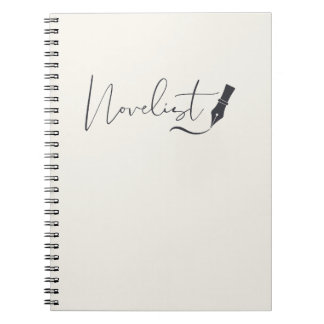 Novelist Script Notebook – Minimalist Writer Pen